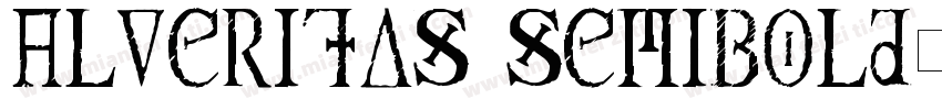 AlVeritas SemiBold字体转换